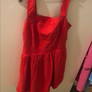 Red JCrew sundress